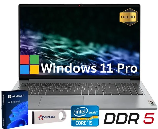 Lenovo Lenovo IdeaPad Slim 3i laptop 15.6" FHD i5-1335U 12GB DDR5 512GB NVMe Windows 11 Pro Grey — product photo