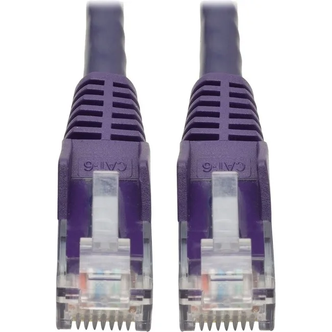 Tripp Lite Tripp Lite N201-002-PU 2ft Cat6 purple UTP RJ45 network ethernet cable — product photo