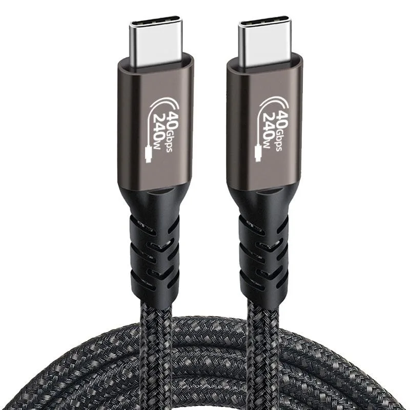 Corn Electronics Corn Electronics Thunderbolt Cable 0.2m 240W 40Gbps 8K 90° — product photo