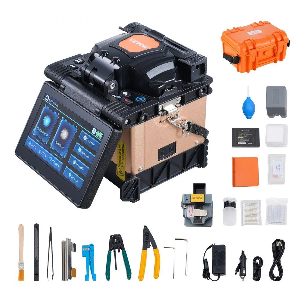 VEVOR VEVOR Fiber Fusion Splicer ALK-T3 4 Motors 5" Touch 7800mAh — product photo