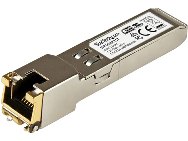 STARTECH STARTECH SFP1000TXST SFP transceiver 1000BASE-TX 1 Gbps 100m — product photo