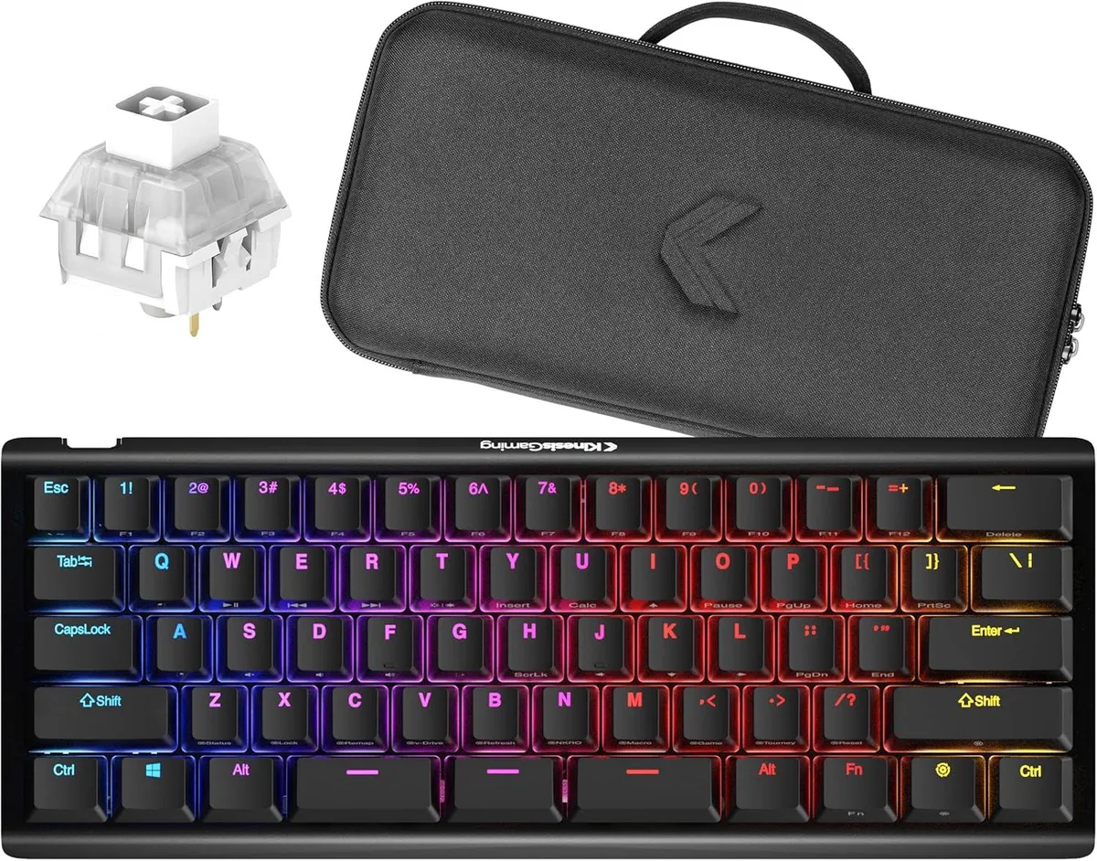 usbroway usbroway TKO Gaming Keyboard 60% Kailh Box White SF Shock Edition — product photo