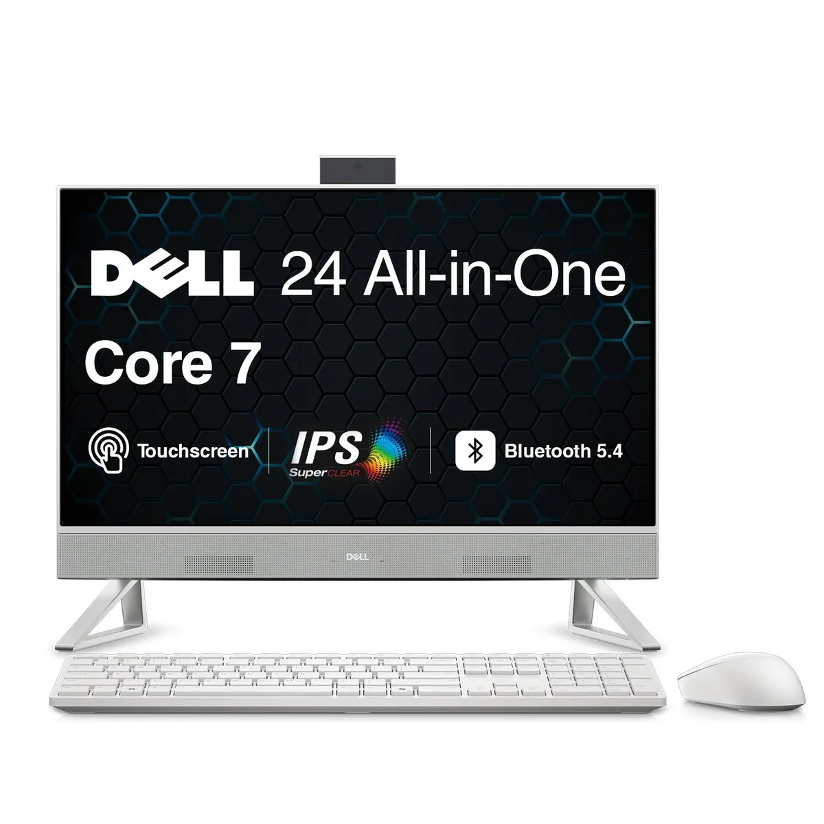 DELL DELL 24 All-in-One Desktop 23.8" FHD Touch Intel Core 7 150U 1.80GHz 16GB 512GB SSD Windows 11 White — product photo