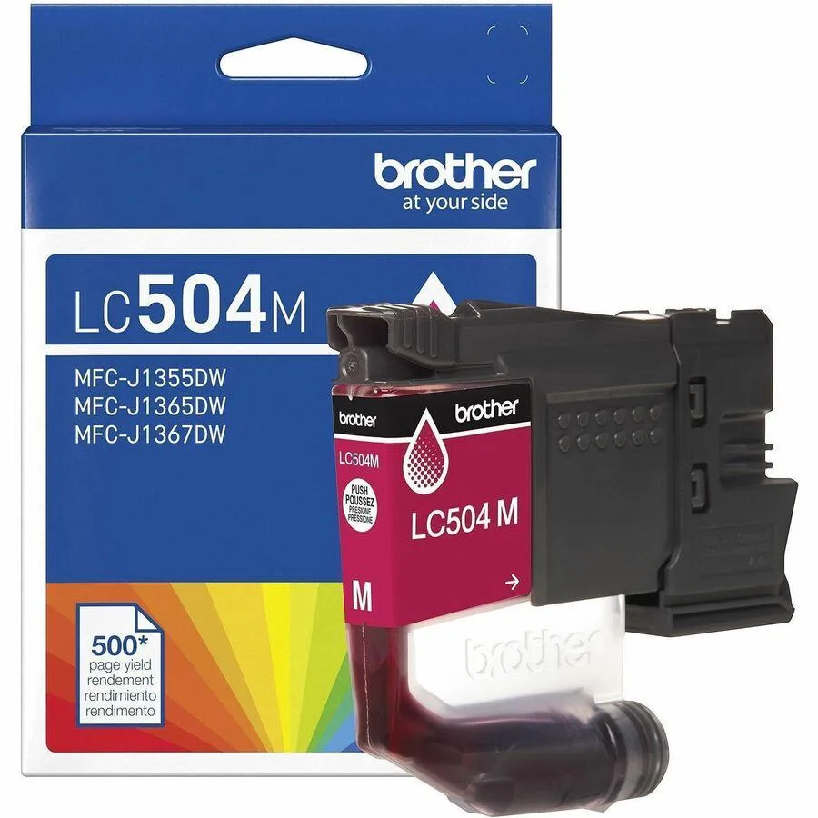 Brother Brother LC504MS magenta ink cartridge (genuine brands) — product photo