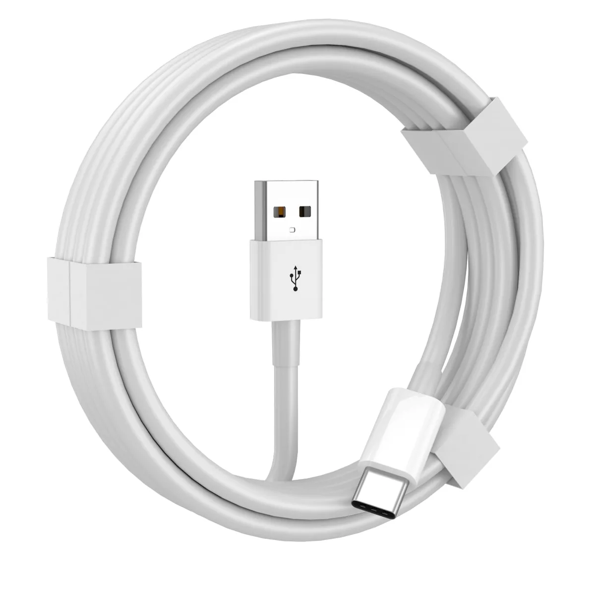  FOXSEA Foxsea04 USB A to USB C Cable 3FT White — product photo