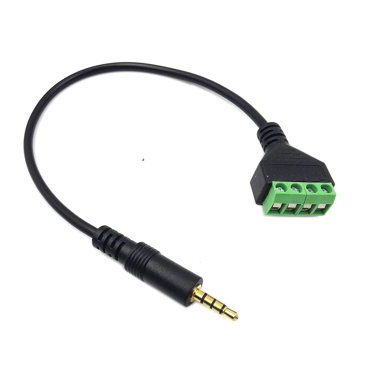 Thinkstar Thinkstar 3.5 mm TRRS Male to 4 Screw Terminal Cable 30 cm — product photo