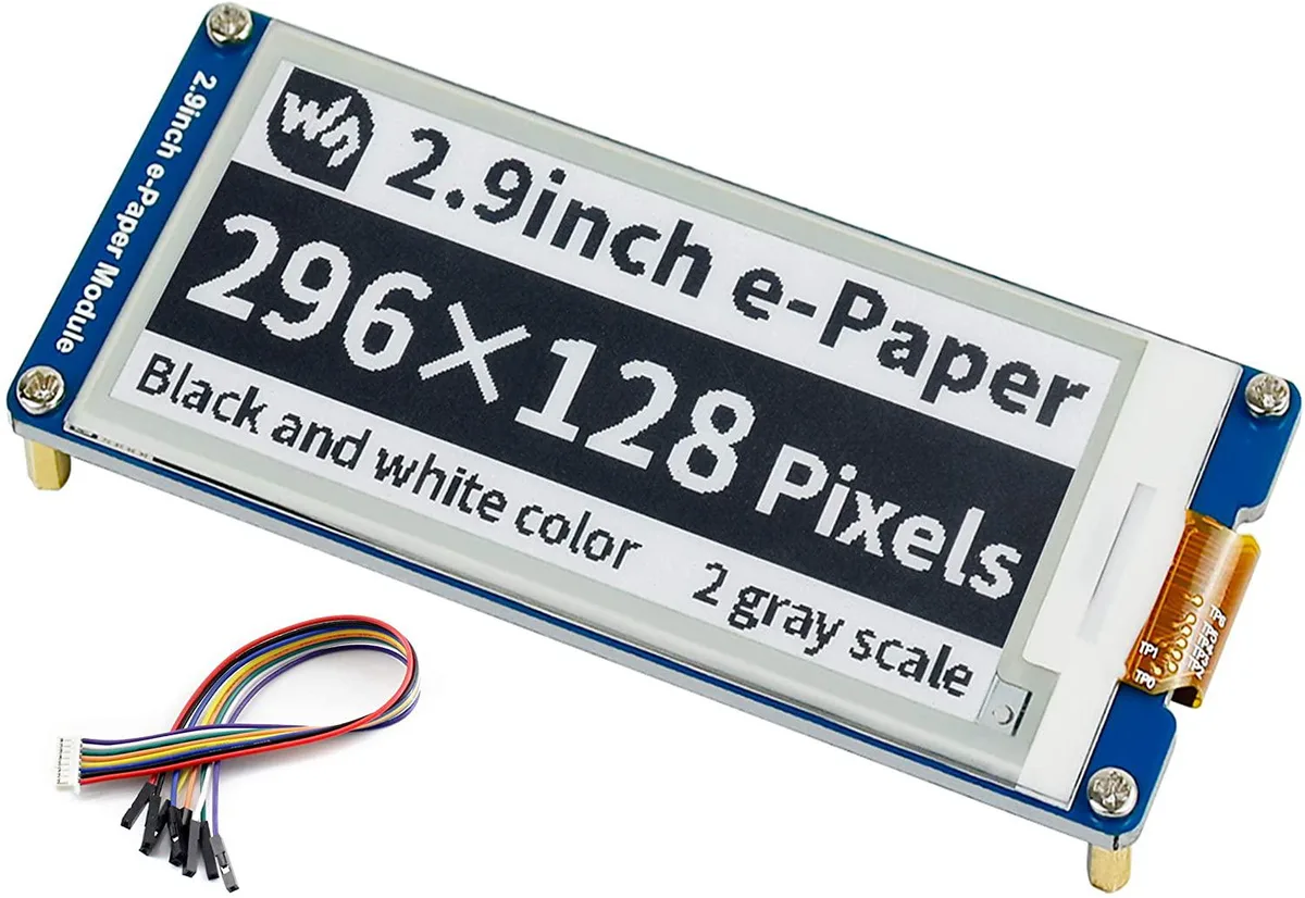 WaveShare WaveShare 2.9inch E-Ink Display 296x128 Black White SPI — product photo