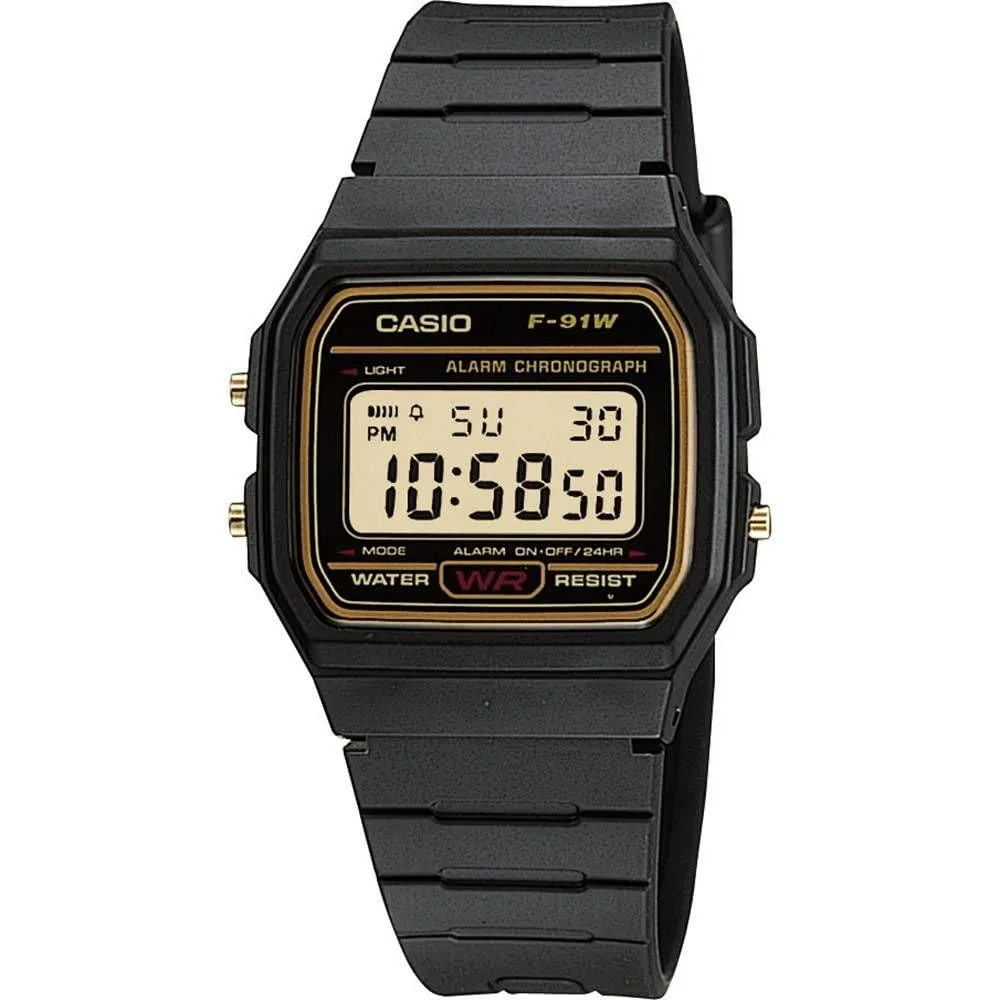 CASIO CASIO F-91WG-9Q Digital Watch Gold Tone — product photo
