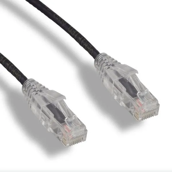 FireFold FireFold Cat6 Slim Shielded Ethernet Cable 10 ft 28 AWG Black — product photo