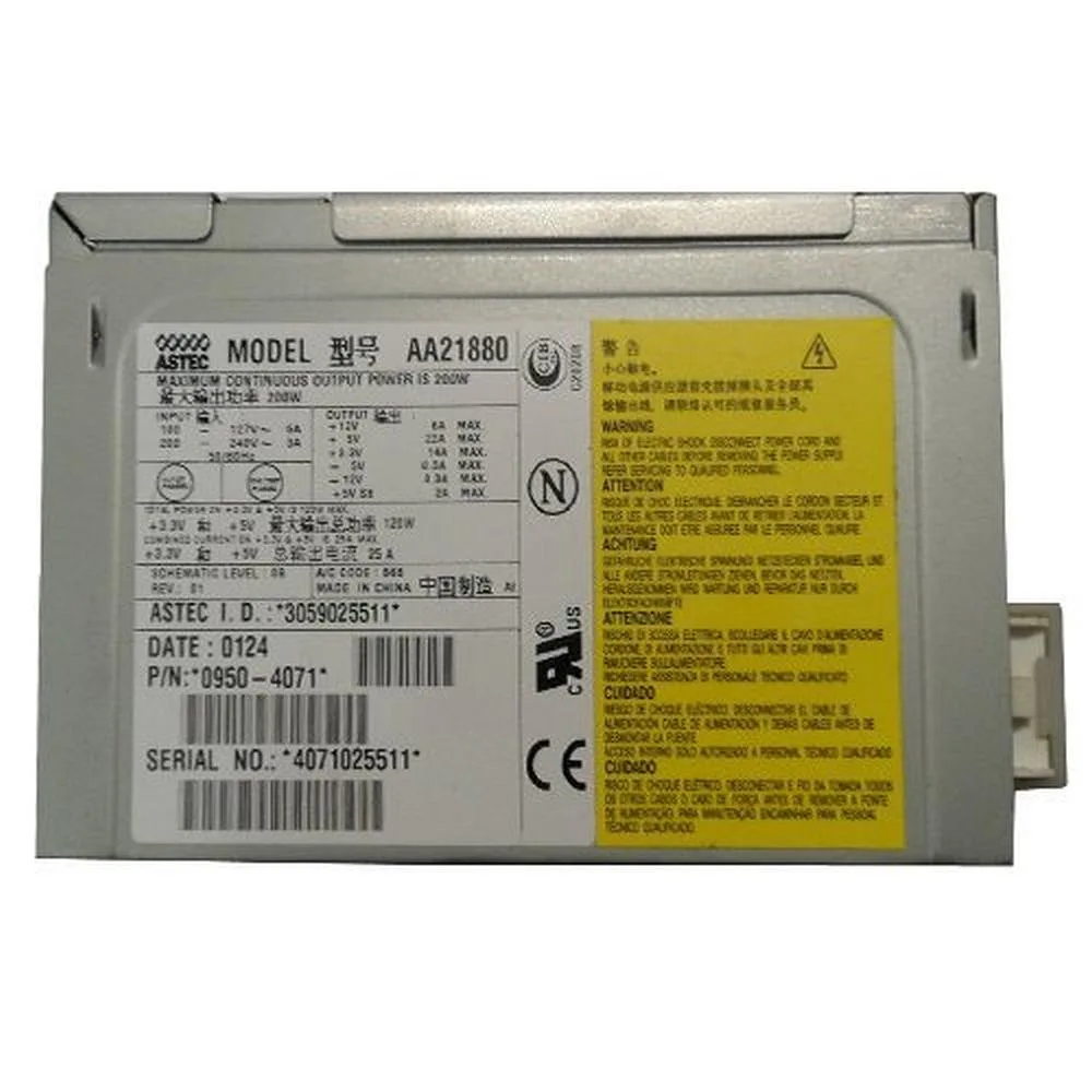 HP HP 0950-4071 200 Watt power supply for Vectra Vli8 — product photo