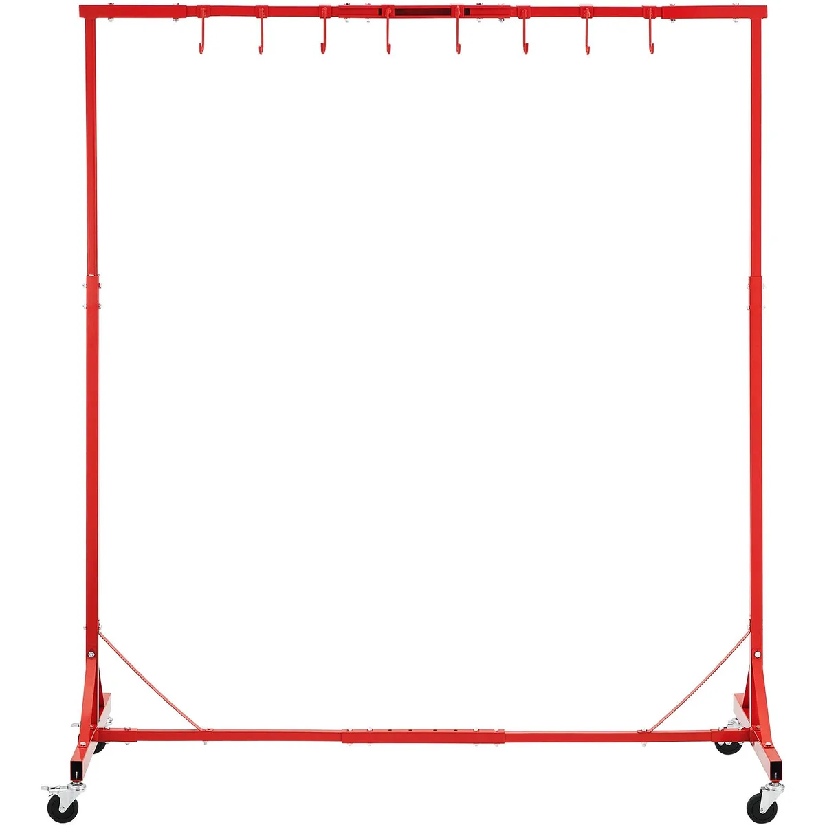 VEVOR VEVOR Painting Rack 1500-2000mm 66 lbs 8 Hooks Red — product photo