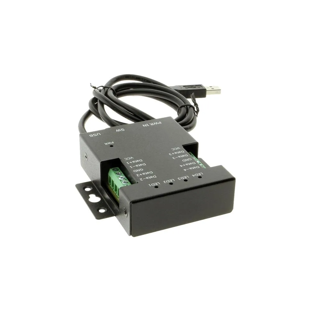 CoolGear CoolGear CG-UHS4P485 4 Port USB to RS485 Adapter with 12V Power — product photo