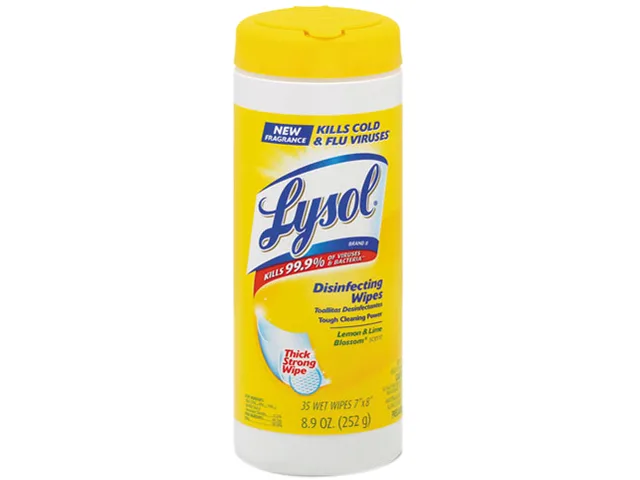 Reckitt Benckiser Reckitt Benckiser 81145 Lysol Lemon Lime Blossom Disinfecting Wipes 35 Count — product photo