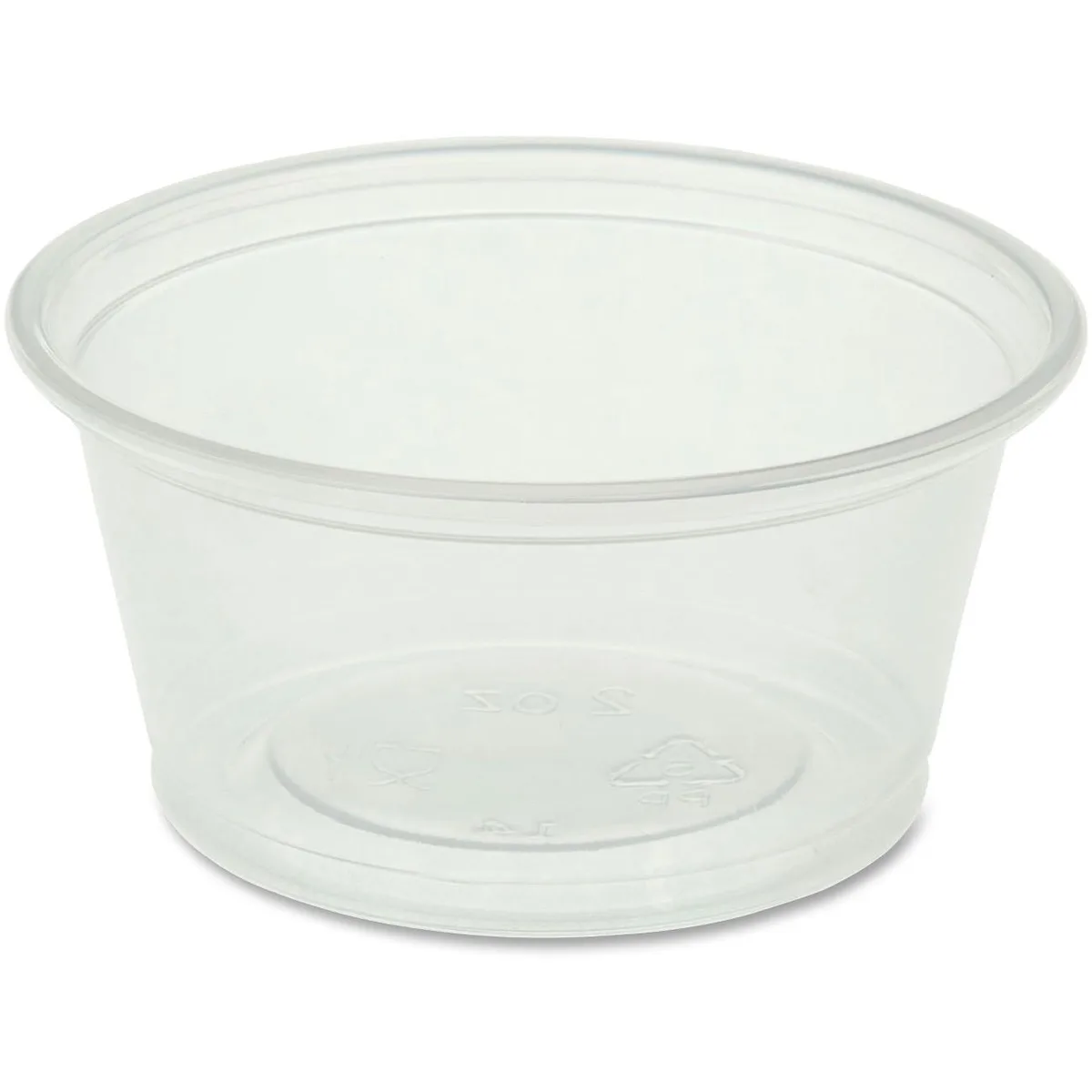 Genuine Joe Genuine Joe 19062 Clear Polystyrene Portion Cups 2500 Carton — product photo