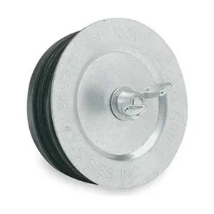 Cherne 273348 mechanical pipe plug, stainless steel body with rubber seal, 3.25 in height