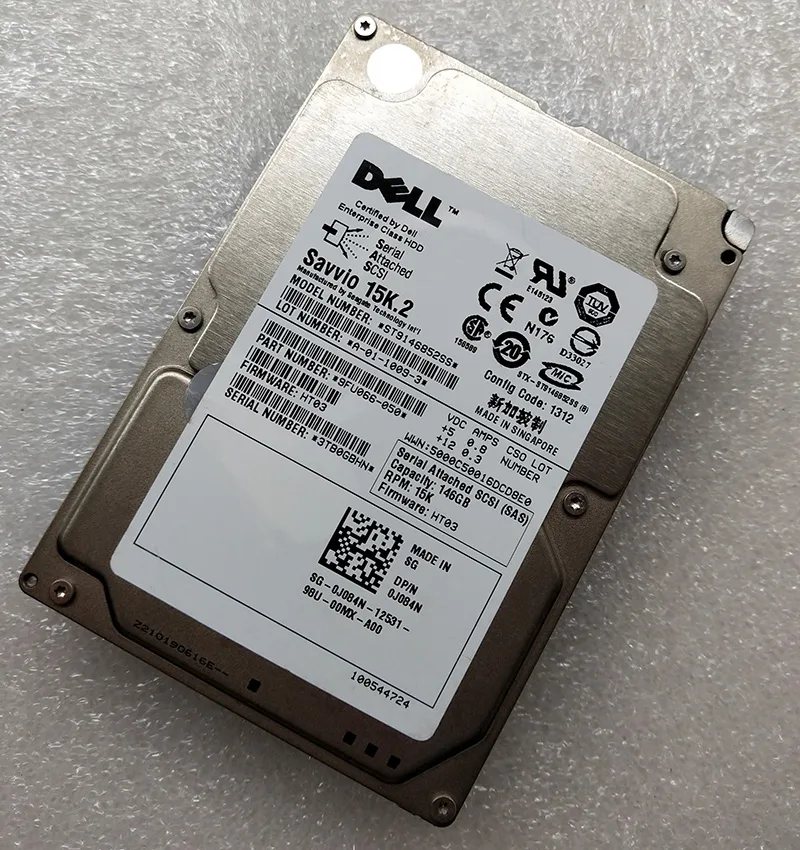 DELL DELL ST3146356SS 146GB 15000RPM SAS 3.5in laptop hard drive — product photo