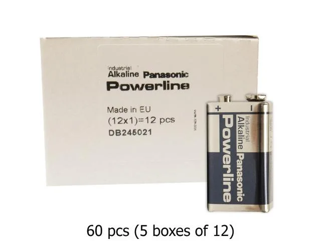 Panasonic Panasonic 6LR61AD1P 9V alkaline battery 60-pack — product photo