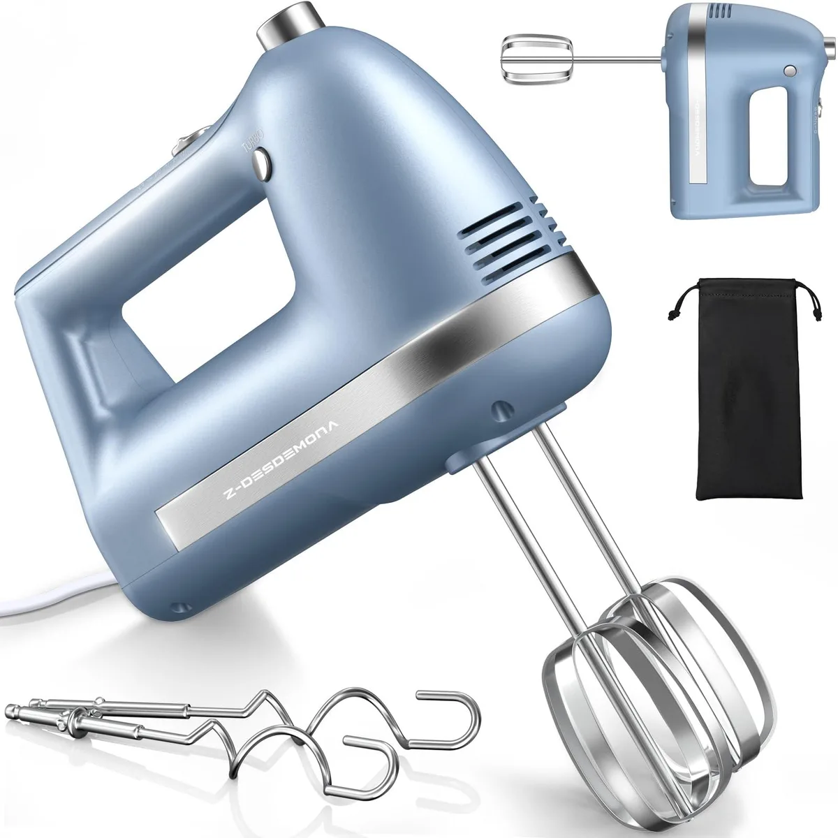  Z-DESDEMONA CX-6605 Electric Hand Mixer Blue — product photo