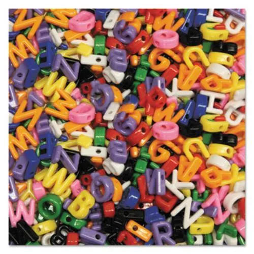 Chenille Kraft Chenille Kraft CKC3253 Upper Case Letter Beads 288 pcs educational supply — product photo
