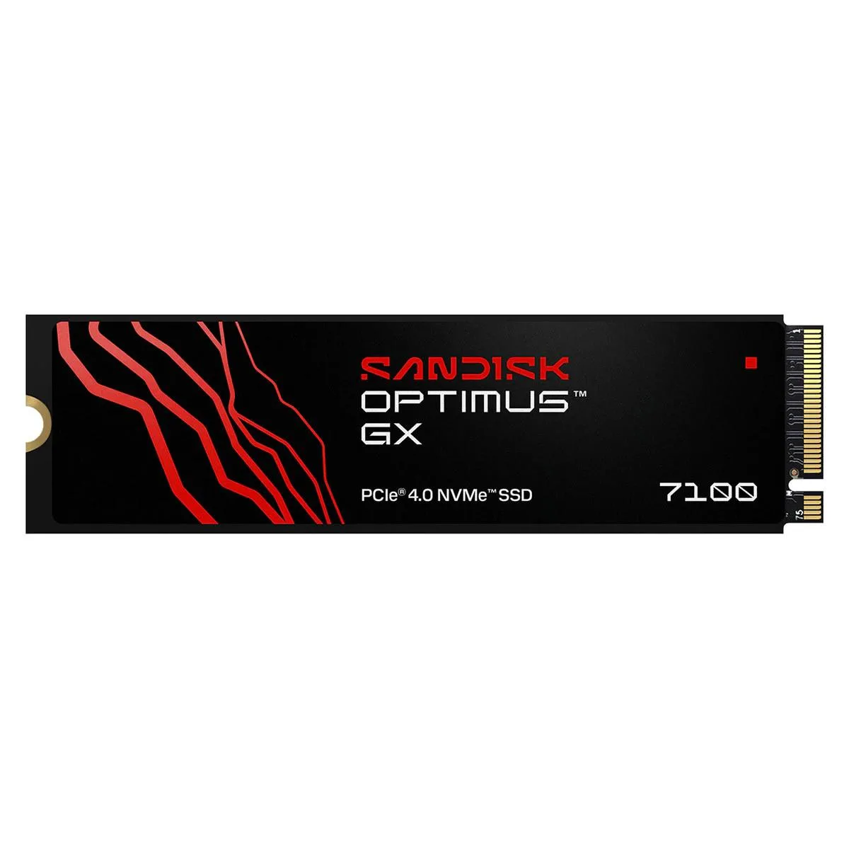 SanDisk SanDisk Optimus GX 7100 500GB M.2 2280-S3-M PCIe 4.0 x4 NVMe internal SSD SDSP71500GAN-000E0 — product photo
