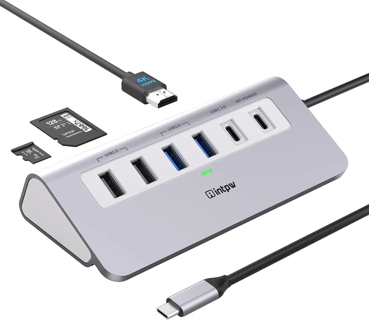 MCHOSE MCHOSE P9 9-in-1 USB Display Adapter 4K@60Hz PD 100W — product photo