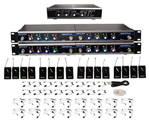VocoPro VocoPro USBPLAY16 16-channel wireless microphone USB interface — product photo