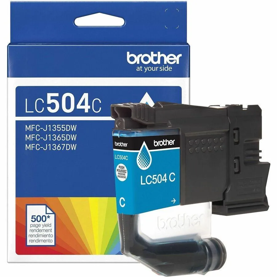 Brother Brother LC504CS Cyan Ink Cartridge (genuine brands) — product photo