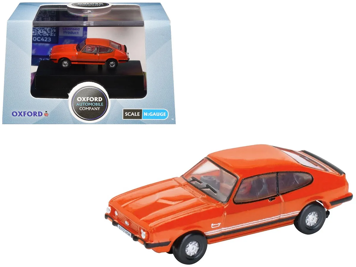 Oxford Diecast Oxford Diecast Ford Capri Mk3 RHD Sebring Red 1/148 Scale Hobby Collectible — product photo