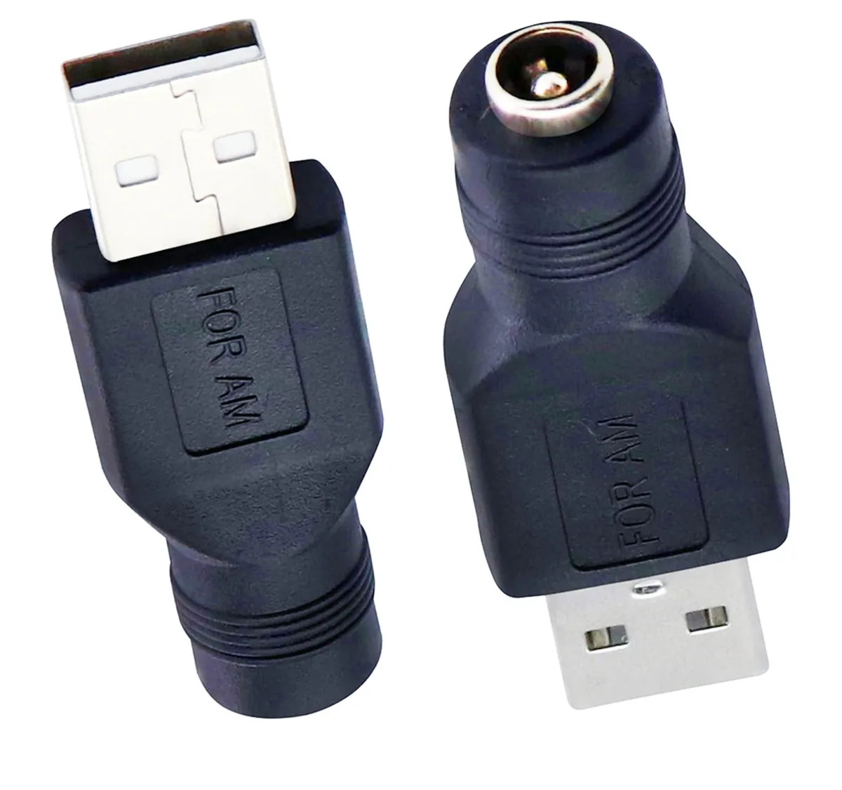 BUCIER BUCIER USB 2.0 A Male to DC 5.5x2.1mm Female Adapter 2 pcs — product photo