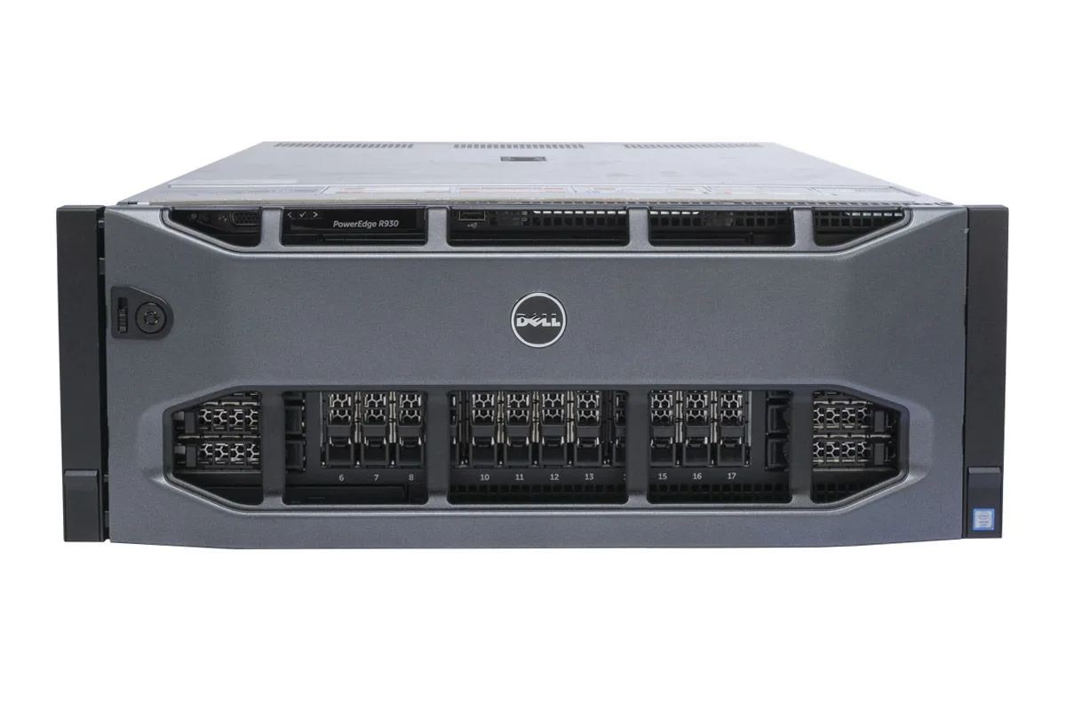 DELL DELL PowerEdge R930 24-bay rack server 4×Xeon E7-4809 2.1GHz 32GB DDR4 12×500GB SATA — product photo
