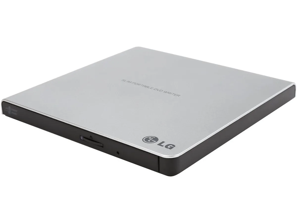 LG Electronics LG Electronics GP65NS60 8X USB 2.0 External DVD RW Drive Silver — product photo