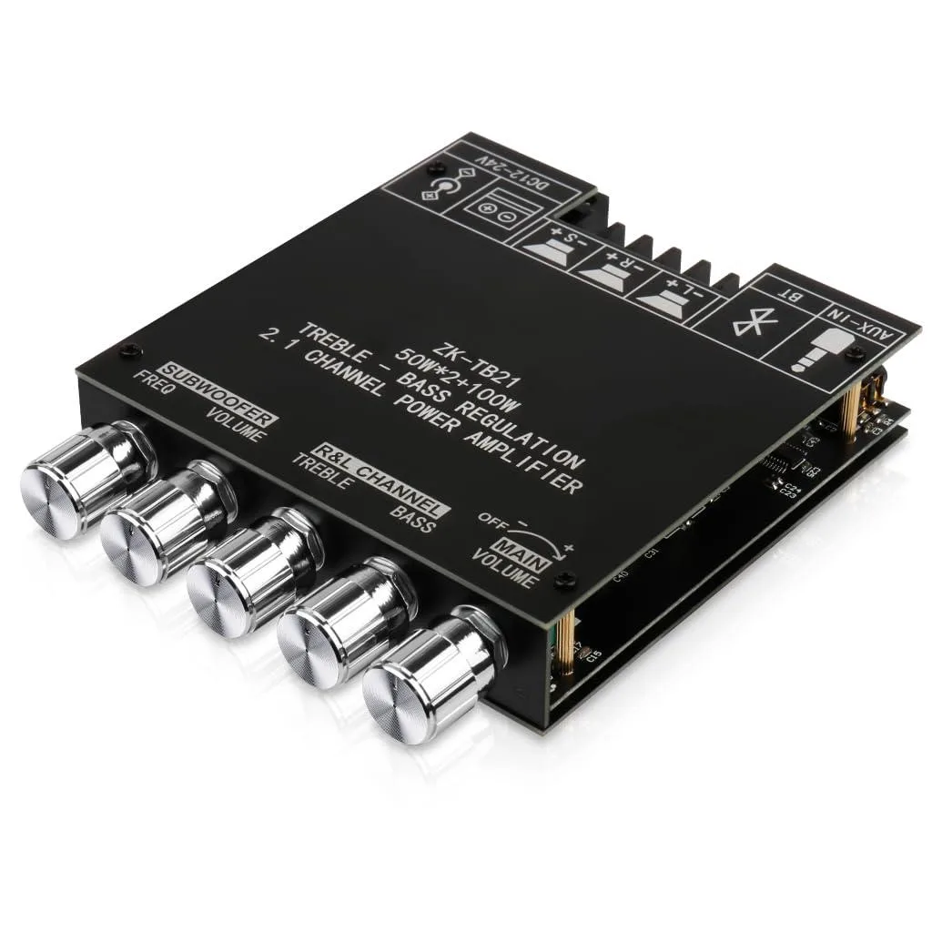  ZK-TB21 2.1CH 50W x 2 +100W Audio Amplifier Board — product photo