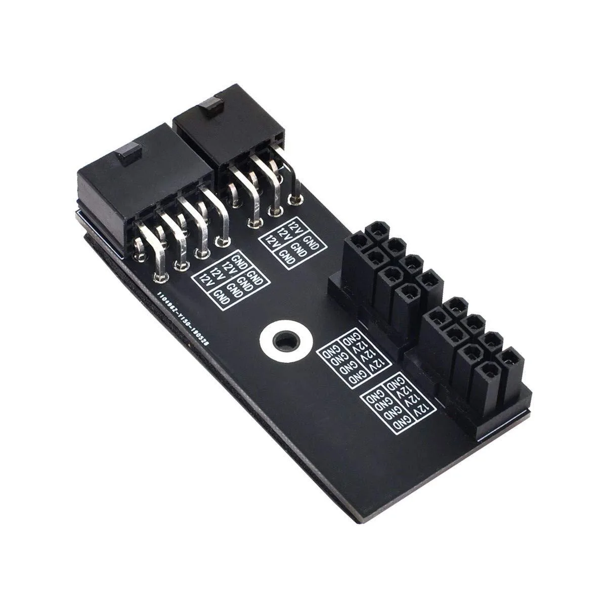 Vszerda Vszerda PW-025 Dual ATX 8Pin Female to 6+8pin Male 180° Right Angled Power Adapter — product photo