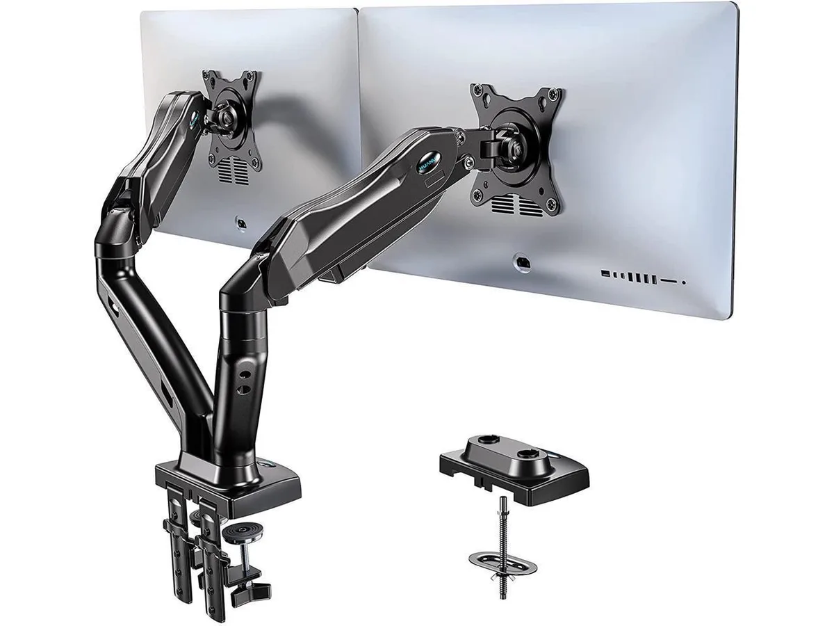 ebest ebest HUANUO Dual Monitor Arm 17-27" 4.4-14.3lbs — product photo