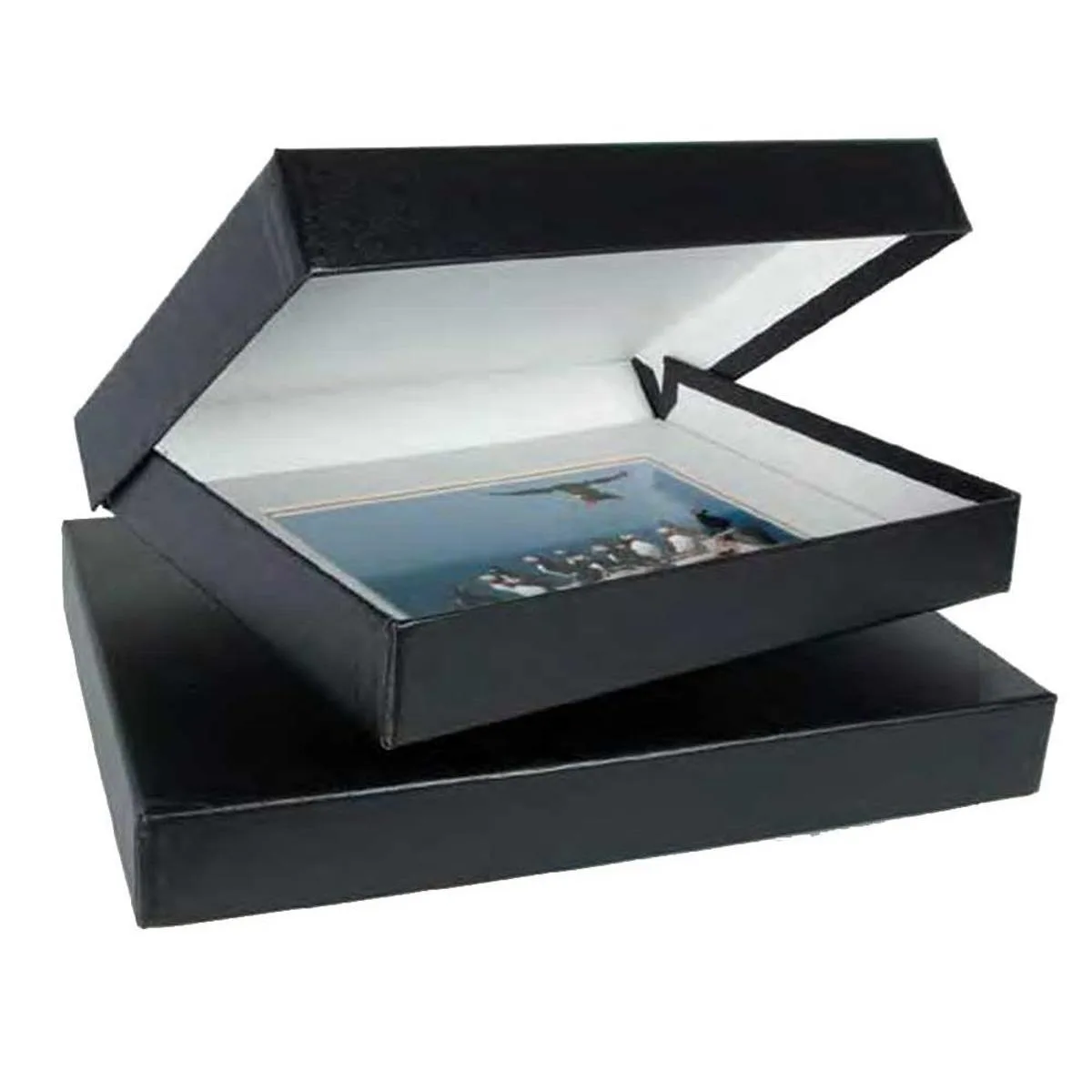 Archival Methods Archival Methods Onyx 8x10x2" Portfolio Box Black/White — product photo