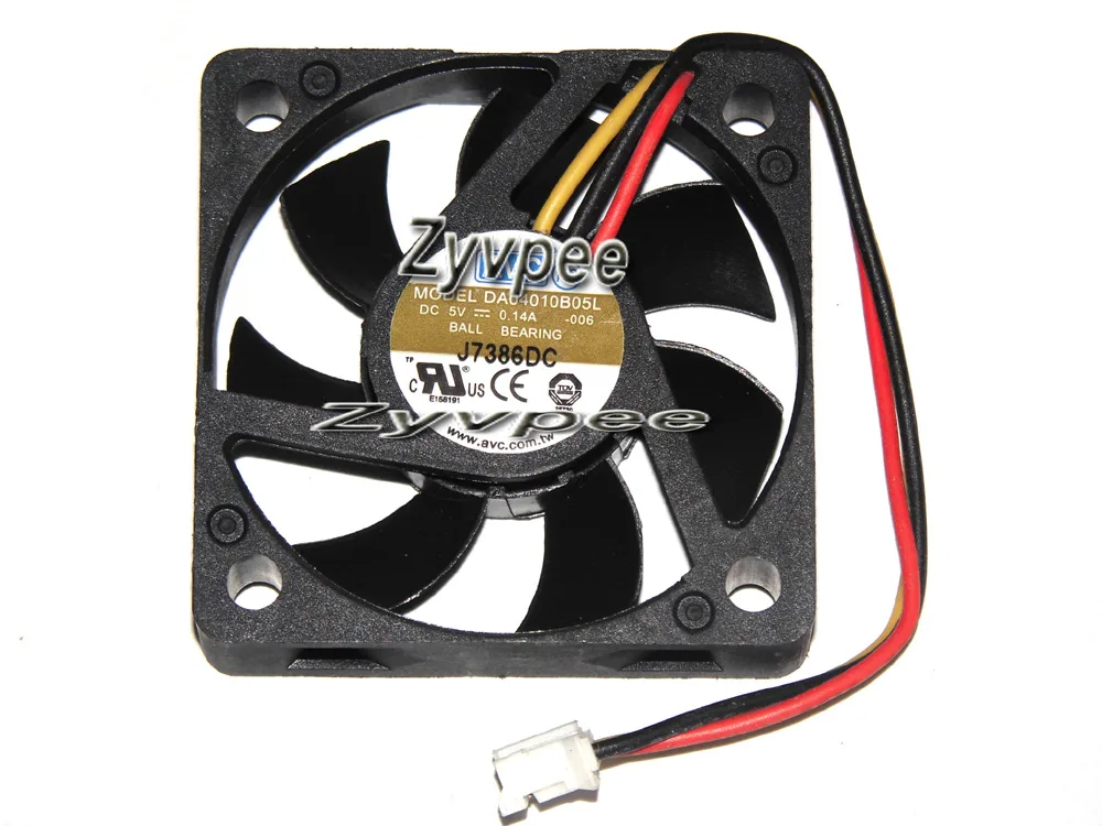 Zyvpee Zyvpee DA04010B05L 40mm 5V 0.14A 3-pin case fan — product photo