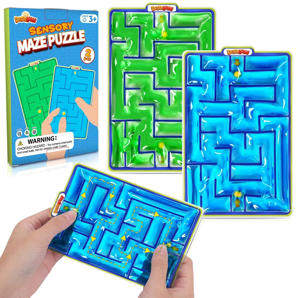  Demilong Sensory Gel Marble Maze 2 Pack 4.7 — product photo