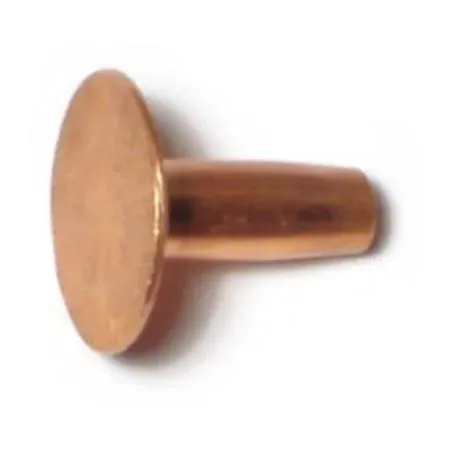 MIDWEST FASTENER CORP MIDWEST FASTENER CORP 62217 Solid Rivet Flat Head Copper Body hardware — product photo