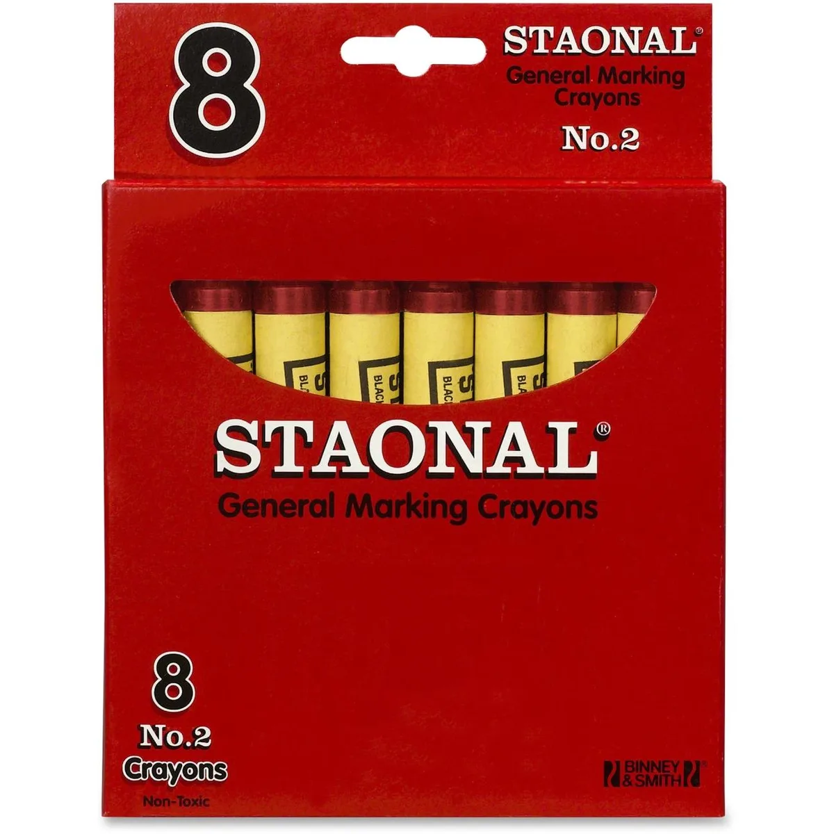 Crayola Crayola 5200023038 Staonal Marking Crayon Red 8 Box — product photo