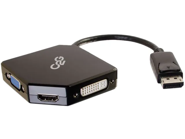Cables To Go Cables To Go 54340 DisplayPort to HDMI DVI VGA adapter 0.5 ft — product photo