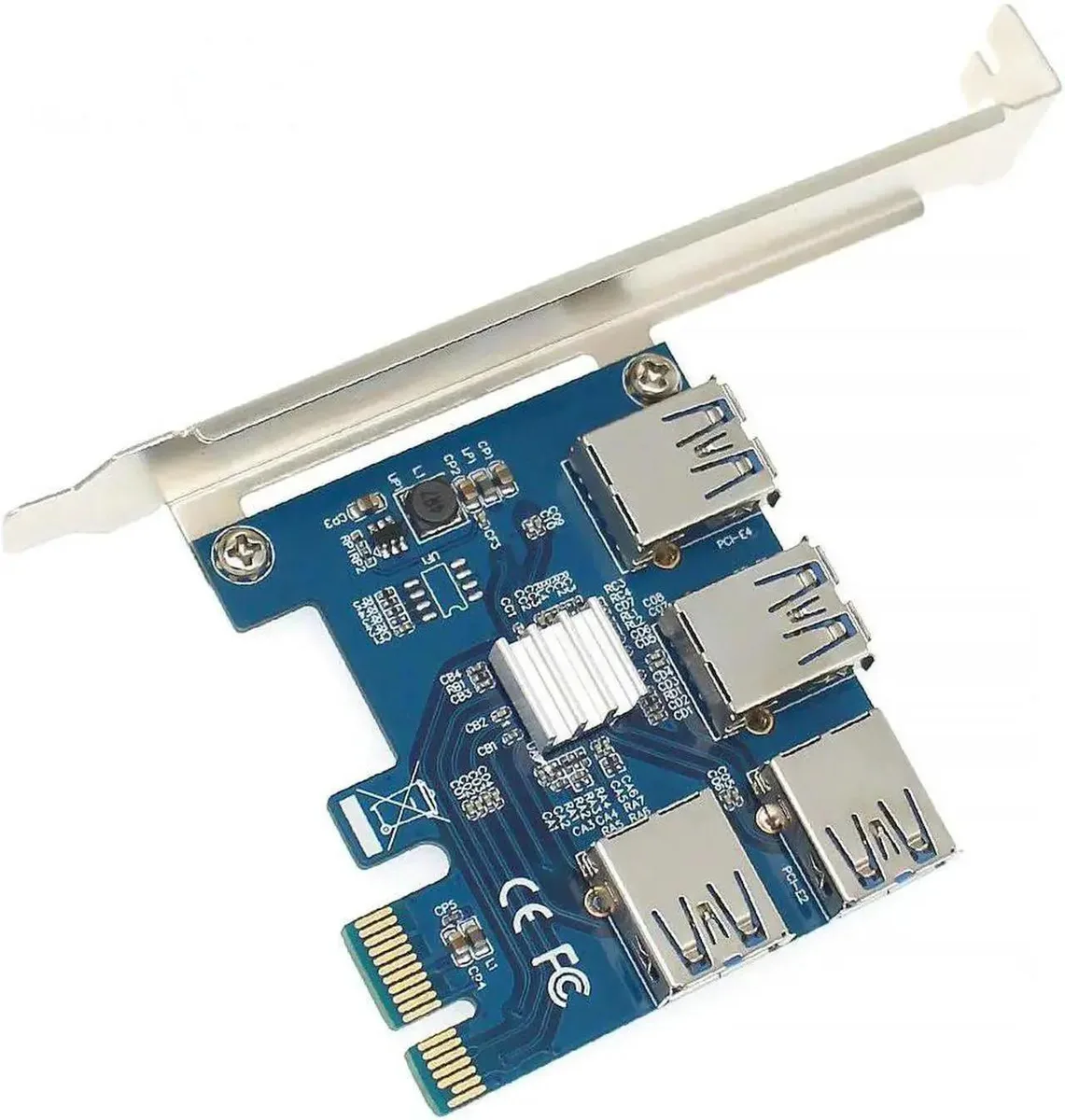 SMUGDESK SMUGDESK PCIe X1 to 4-Port USB 3.0 Expansion Card — product photo