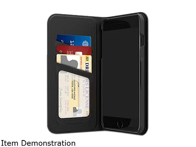 PureGear PureGear 61728PG Express Folio Case for iPhone 6/6s/7 Plus Black — product photo