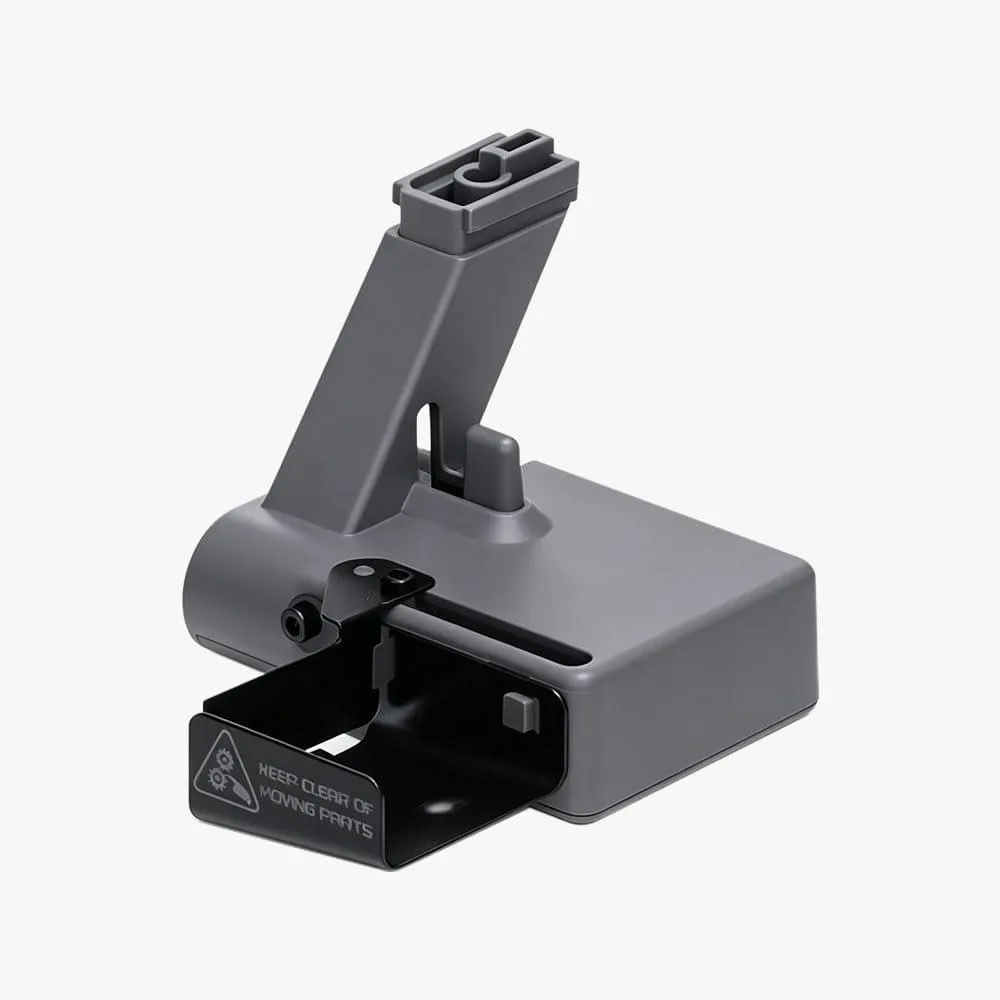 White plastic purge wiper and waste dispenser with metal screw for Bambu Lab A1 printers
