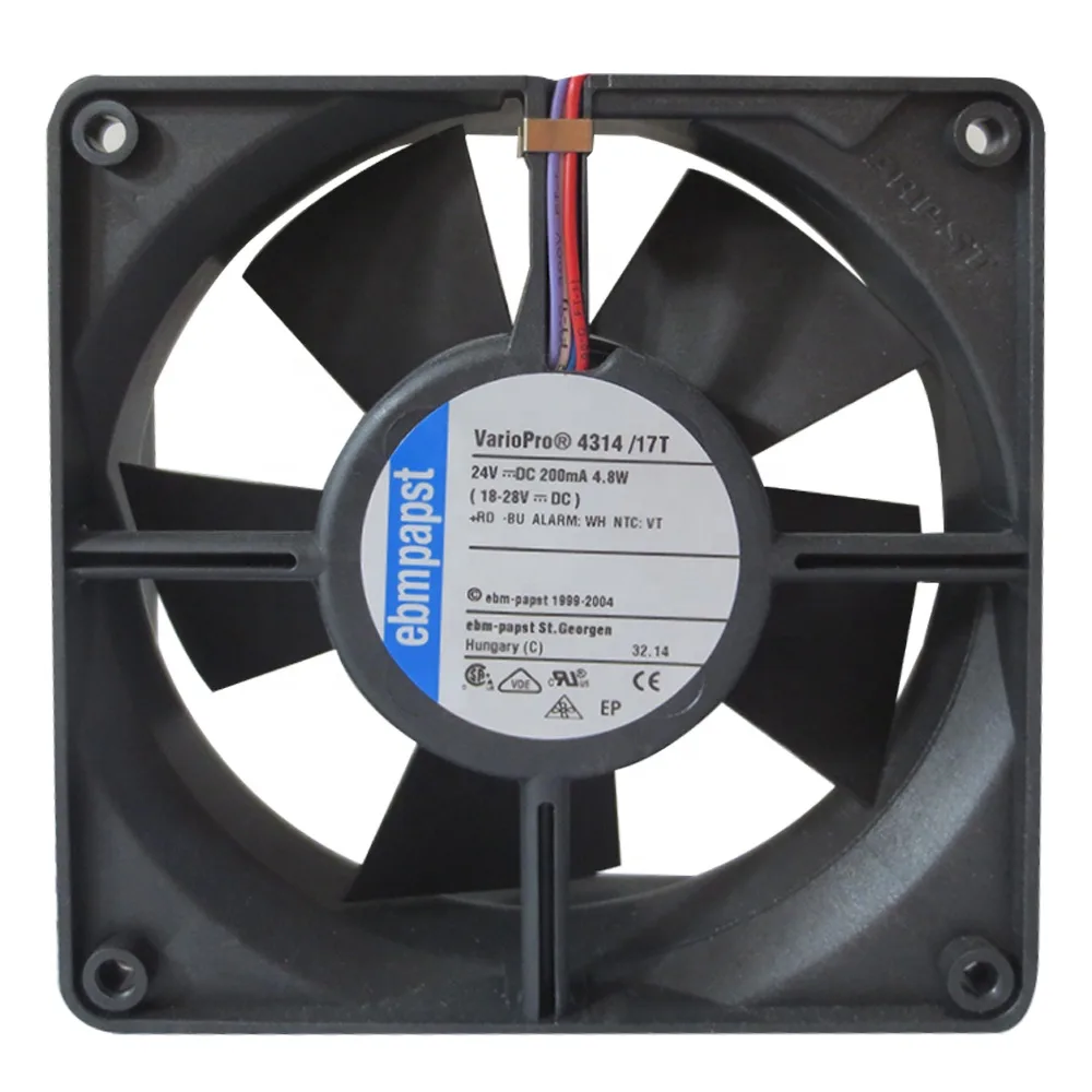 Fans Fans 4314/17TMotor case fan 24V 4.8W 2800 RPM 120x120x38mm — product photo