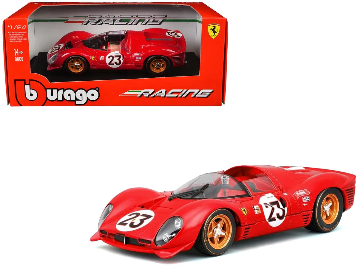 BBURAGO BBURAGO Ferrari 330 P4 #23 Daytona 1967 Winner 1/24 Diecast — product photo