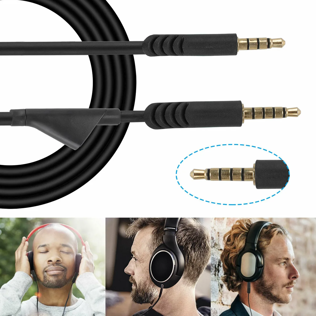 Tonstep Tonstep Headset Audio Cable 2m 3.5mm for Astro A10 A40 G233 G433 — product photo
