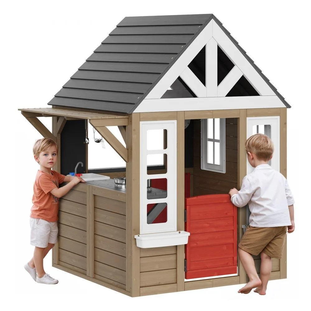 VEVOR VEVOR TLG91001 Outdoor Wooden Playhouse 55.24x49.61x65.35 inch — product photo