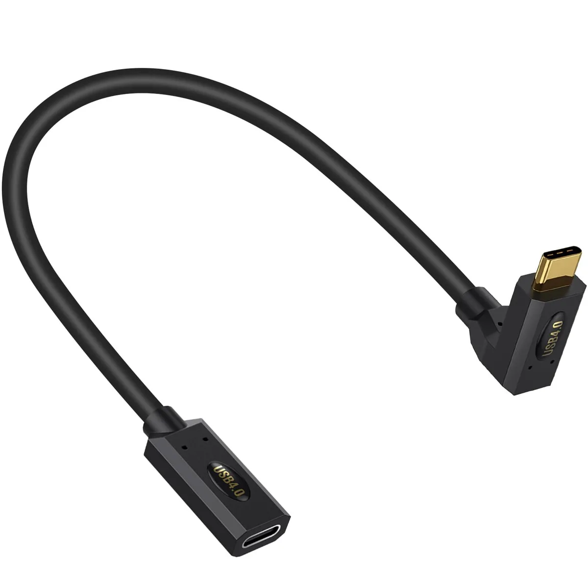 Vszerda Vszerda USB C Extension Cable 1ft 240W 40Gbps 8K@60Hz 90 Degree USB 4 — product photo