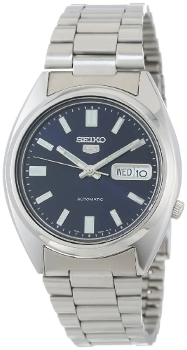 Seiko Seiko SNXS77 Seiko 5 Automatic Blue Dial Stainless Steel Bracelet Watch — product photo