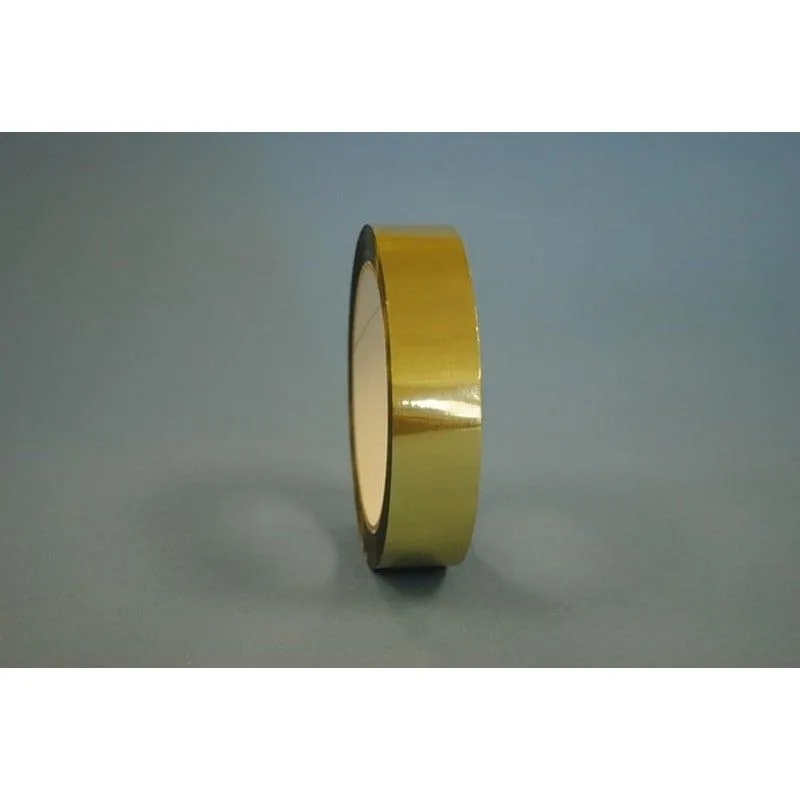 Decker Tape Products, Inc. Decker Tape Products, Inc. Gold Metalized Mylar Tape 3/8" x 72 Yd Case of 96 Rolls — product photo